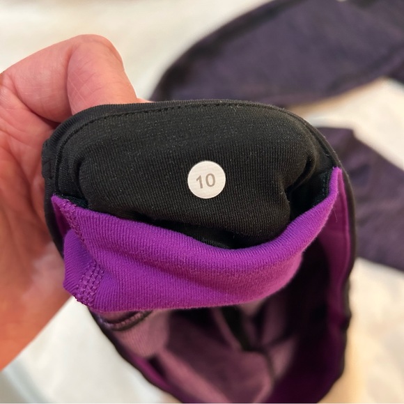 Lululemon Forme Pant Reversible Slub Denim Tender Violet / Black - Picture 6 of 7